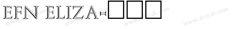 EFN Eliza字体转换